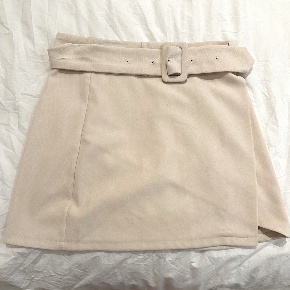 Alter’d State White Belted Skirt